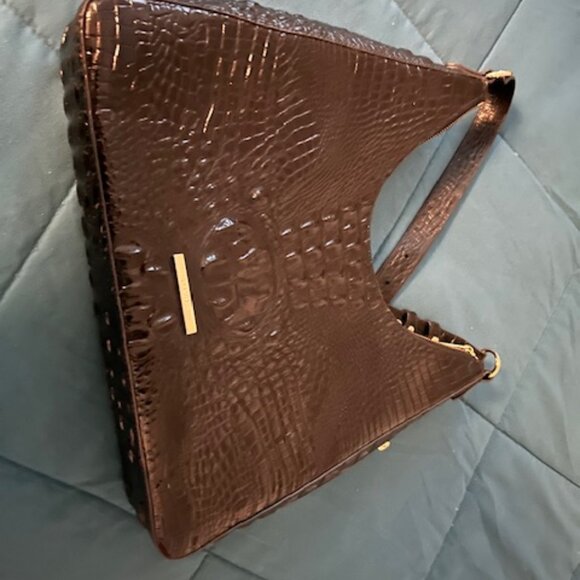 Brahmin Tabitha Melbourne Black Adjustible Shoulder Bag - Picture 1 of 4